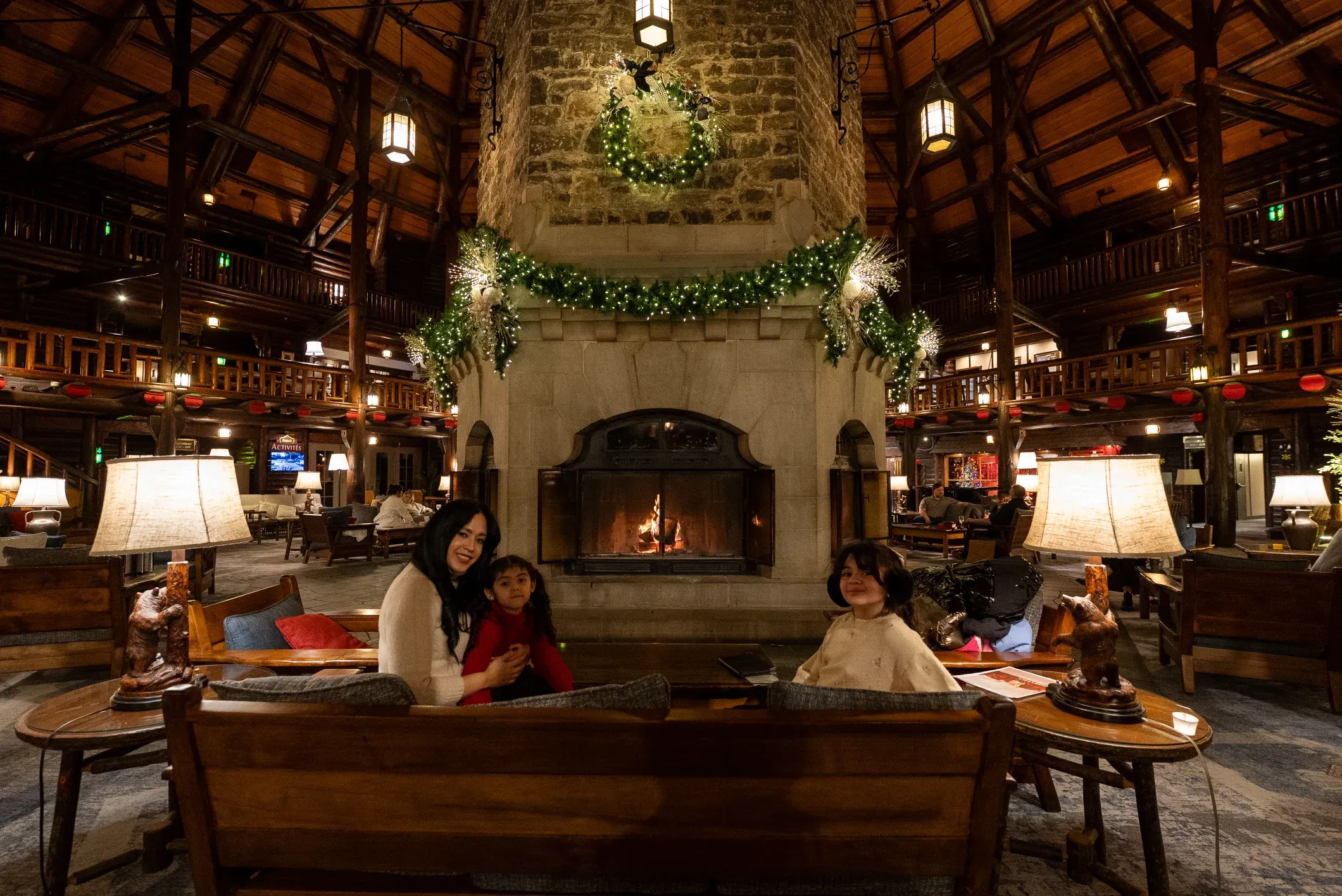 A Winter Coffee at Château Montebello